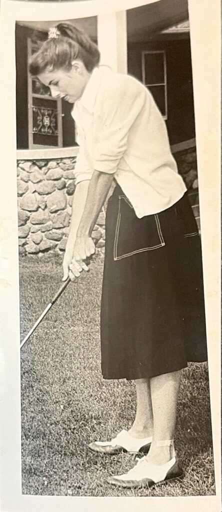Barbara putting