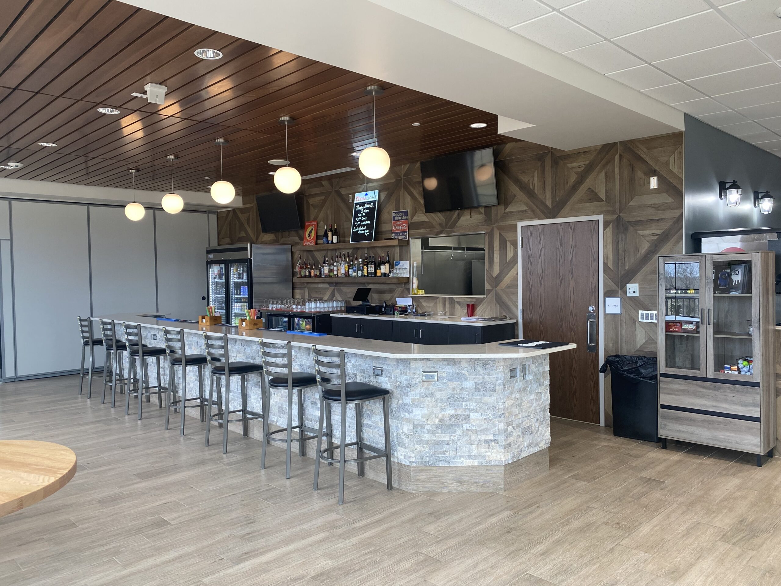 Clubhouse bar